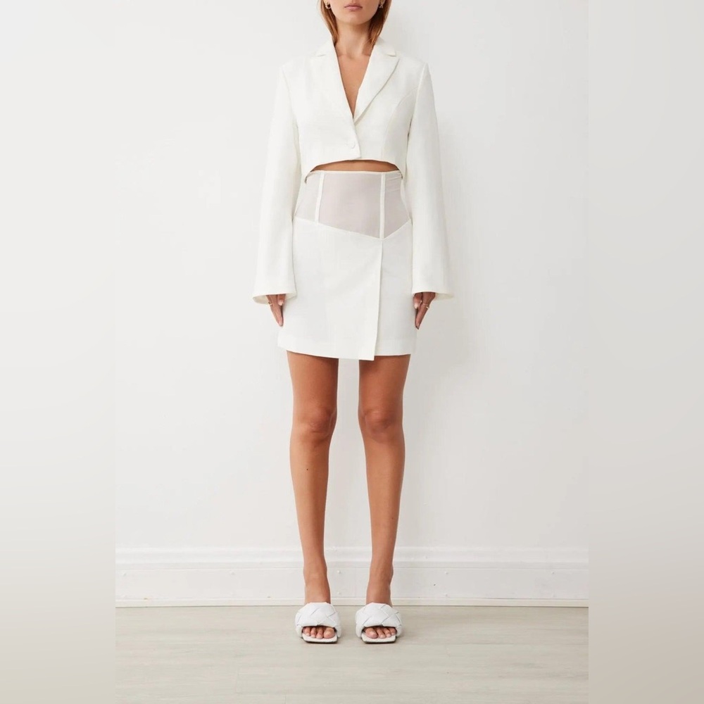 $209 NWT BOSKEMPER “Nara” Blazer Jacket Cropped Women’s Small, Rare!